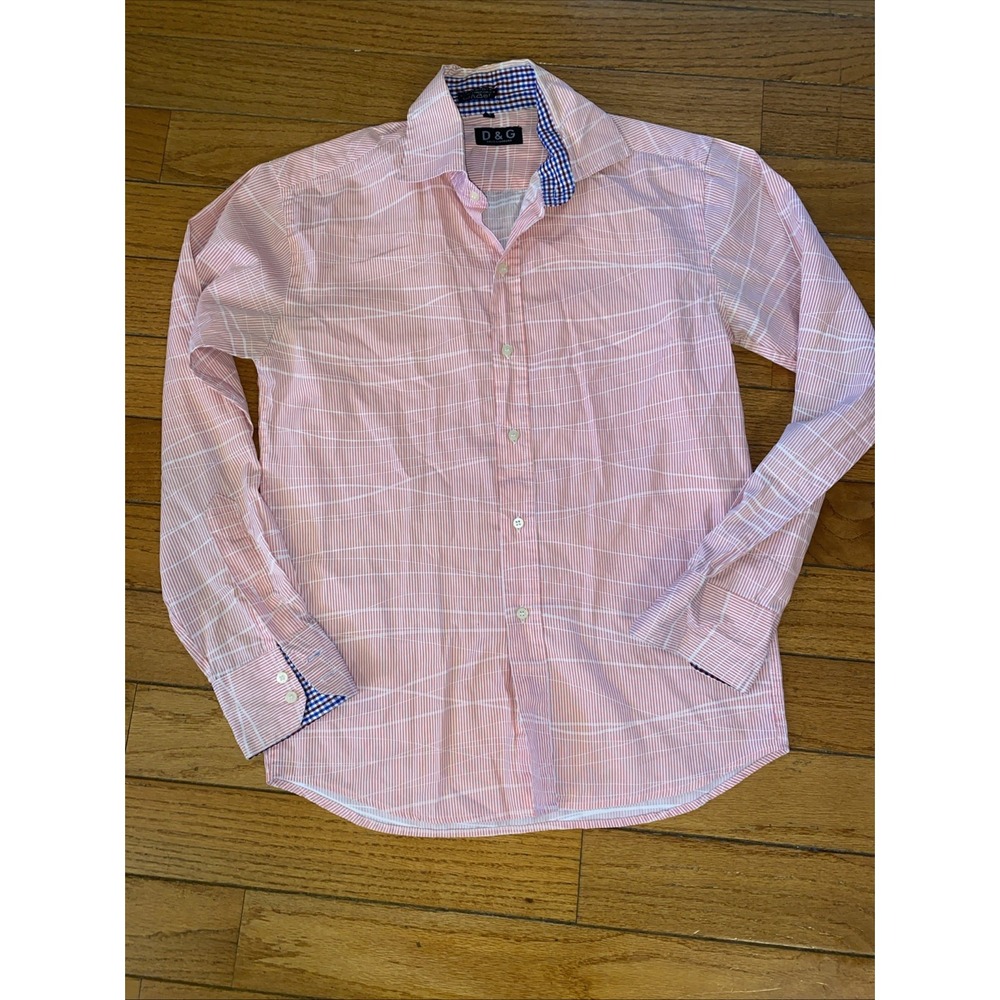 Vintage D&G Dolce Gabbana Ittierre Era Y2K Striped Shirt Men's L Button Up